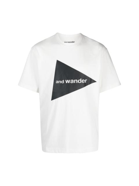 and Wander logo-print crew-neck T-shirt