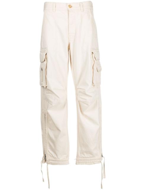 armarium gathered-detail cargo trousers