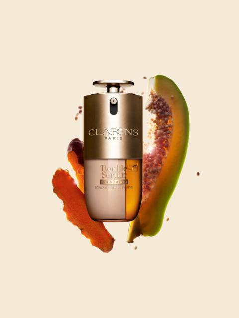 CLARINS DOUBLE SERUM® Foundation: Luminous Foundation with Skincare Benefits