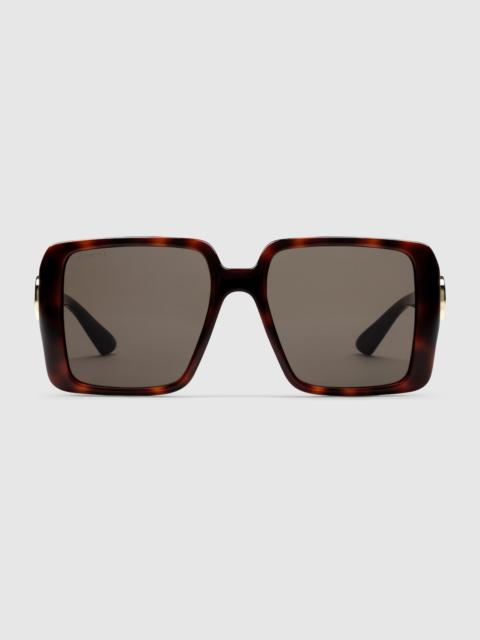 Square frame sunglasses