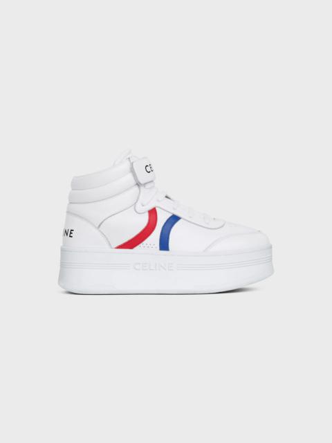 CELINE MID BLOCK SNEAKERS WITH SCRATCH AND WEDGE in CALFSKIN