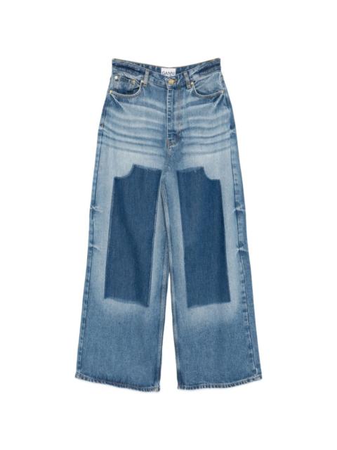 GANNI baggy wide-leg jeans