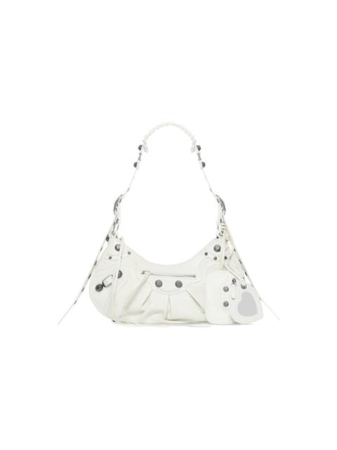 Women's Le Cagole Small Shoulder Bag  in White