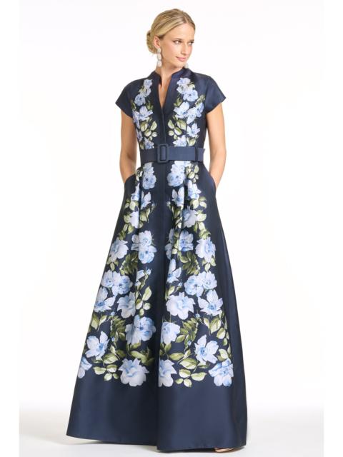 SACHIN & BABI MARTA GOWN - FLORAL FRESCO