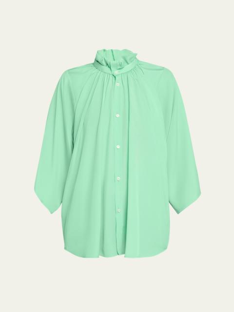 MARIE ADAM-LEENAERDT Ruffled Collar Blouse