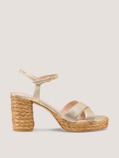 Stuart Weitzman DAYNA PLATFORM SANDAL 80