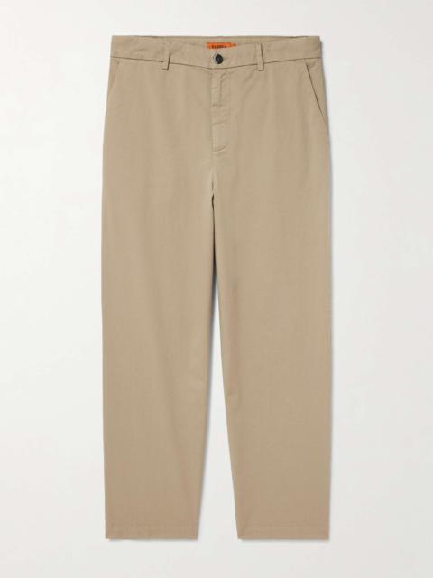 BARENA Canasta Straight-Leg Cotton-Blend Trousers