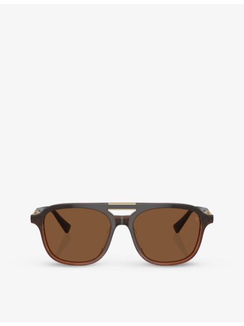 Brunello Cucinelli BC4001S square-frame acetate sunglasses
