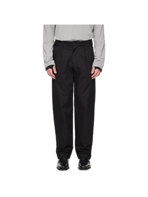 POST ARCHIVE FACTION (PAF) Black Cut Out Trousers