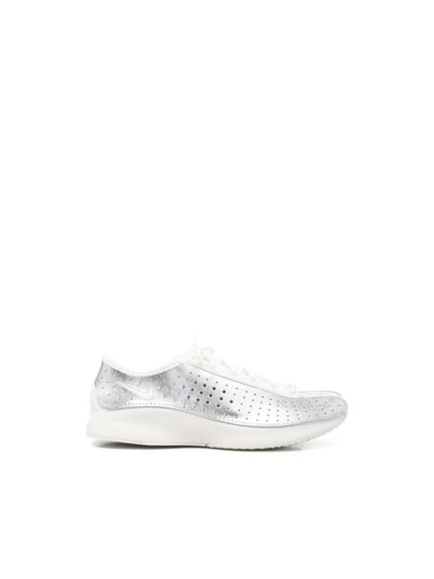 Nike Air Superfly argento pelle