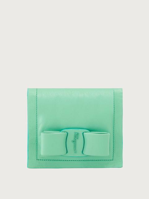FERRAGAMO VIVA BOW COMPACT WALLET