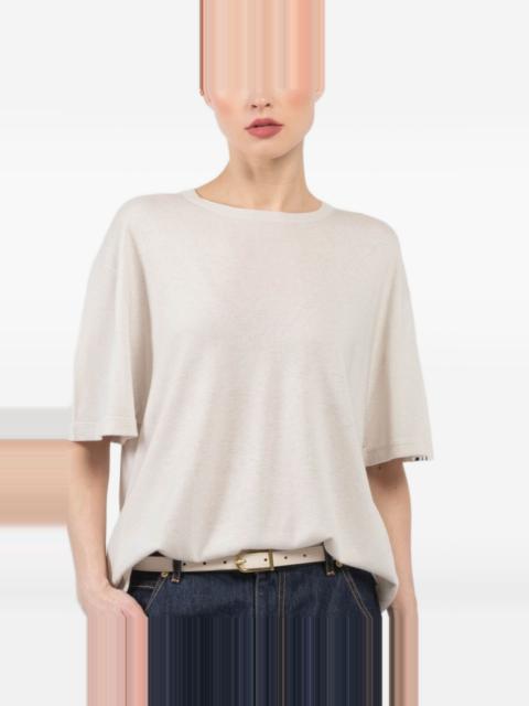 extreme cashmere logo-tag T-shirt