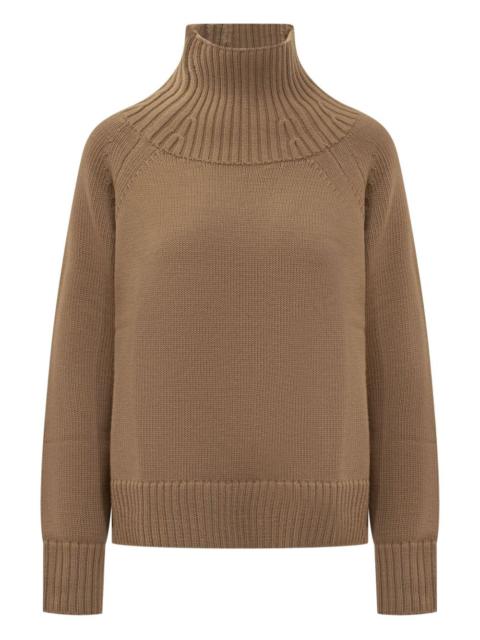 MICHAEL KORS ribbed funnel-neck sweater