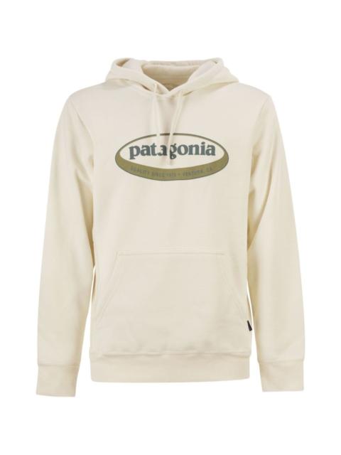 Patagonia logo-print hoodie