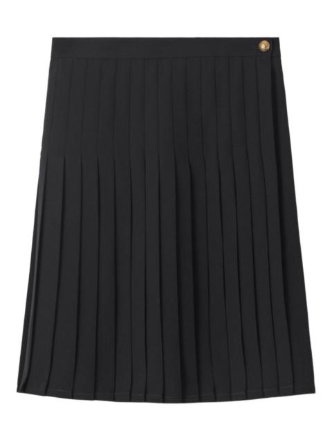 Burberry pleated-design midi skirt