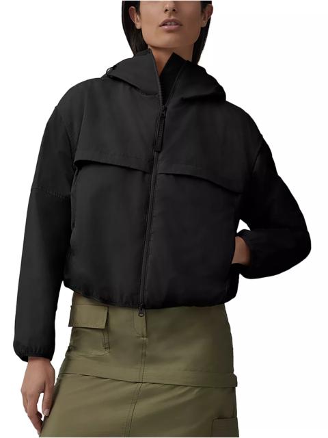 Black Label Sinclair Hooded Cropped Jacket