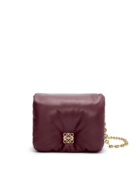 LOEWE Puffer Goya Shoulder Bag Dark Chocolate