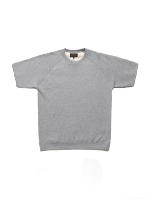 BEAMS PLUS Sweat Short Sleeve Cut-Off - Grey