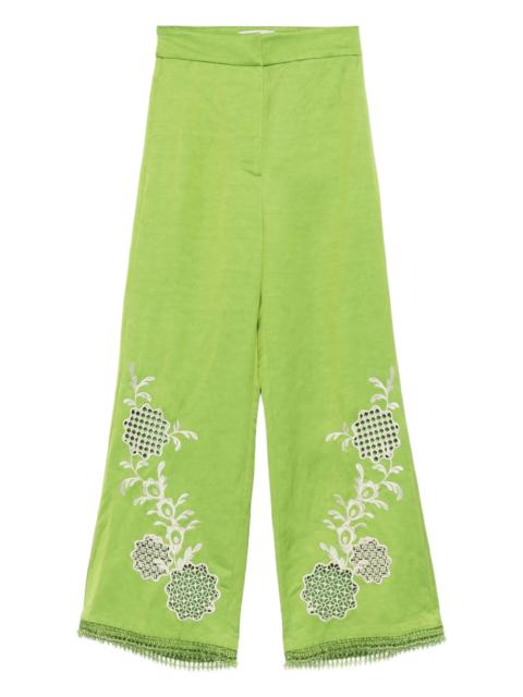 ALÉMAIS Luisa Embroidered Pant