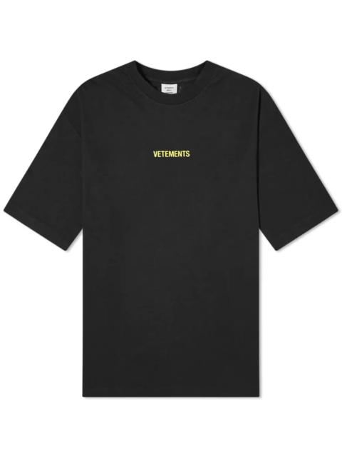 VETEMENTS VETEMENTS Logo Label Tee