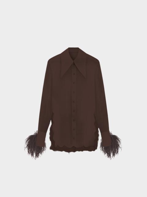 16ARLINGTON TIO SHIRT IN SATIN