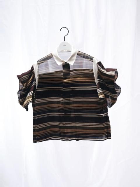 sacai Horizontal Stripe Pullover