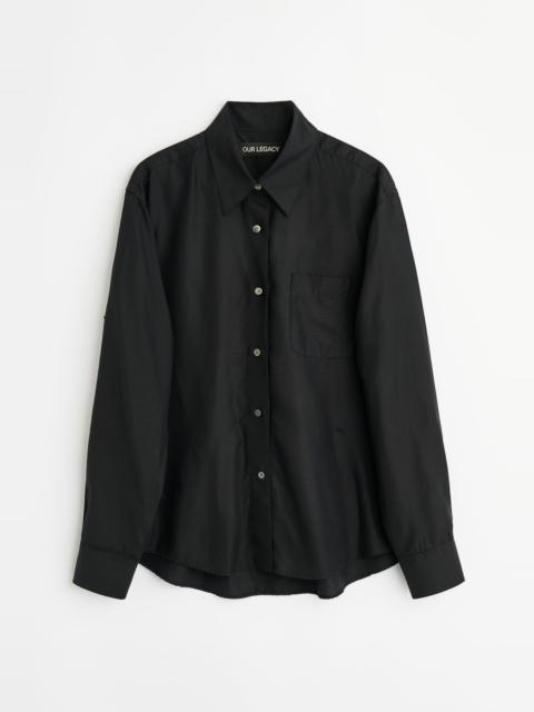 Our Legacy Forever Shirt Black Liquid Tencel