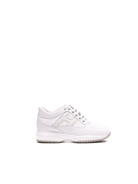 HOGAN logo round-toe sneakers