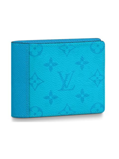 Louis Vuitton Louis Vuitton Multiple Wallet Monogram Eclipse Lagoon Blue