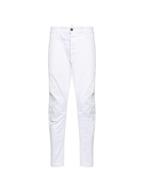 DSQUARED2 mid-rise tapered trousers