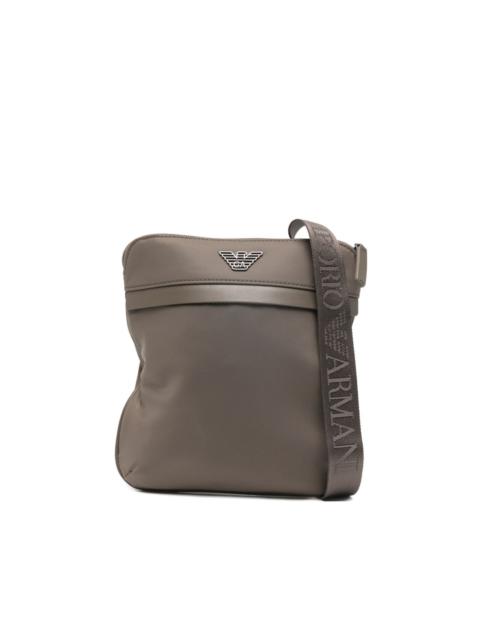 EMPORIO ARMANI logo-strap messenger bag