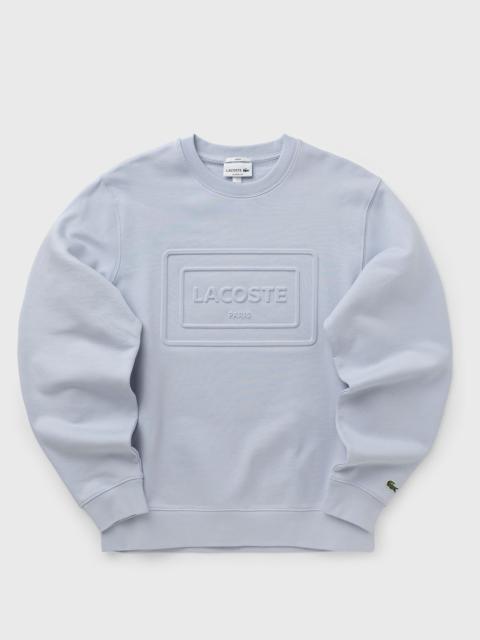 LACOSTE Embossed Fleece Sweatshirt