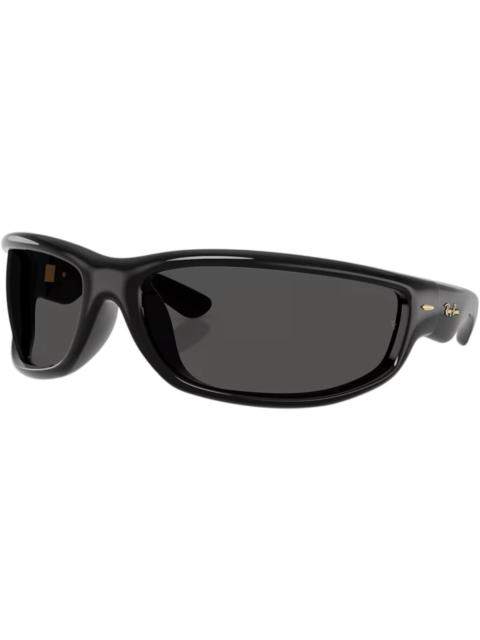 Ray-Ban Ray-Ban x A$AP Ultra Wrap 003 Next Generation Collection Sunglasses Polished Black Ultra Black (RB49