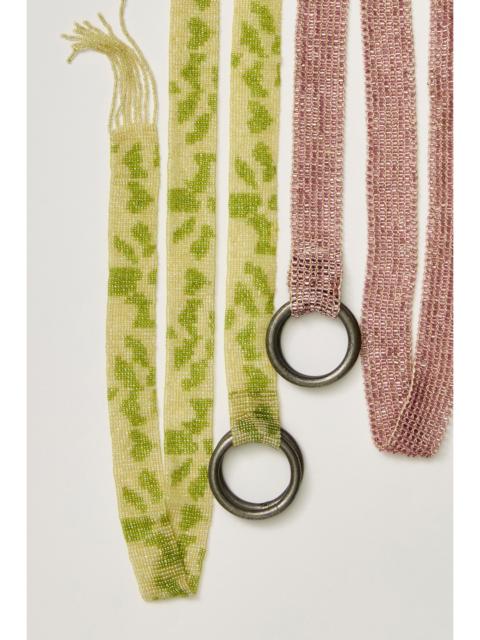 FREE PEOPLE Bailey Beaded Print Wrap Belt