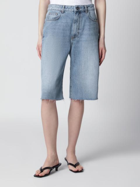 RÓHE Classic blue denim bermuda shorts