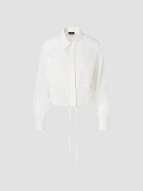 AKRIS Women's Cotton Button-Front Shirt - Ecru