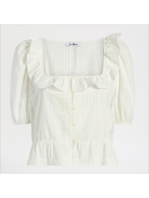 Sam Edelman Short Sleeve Peasant Top