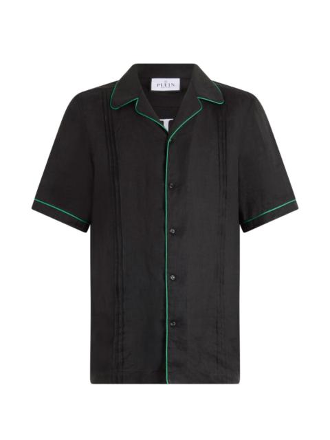 PHILIPP PLEIN trim bowling shirt