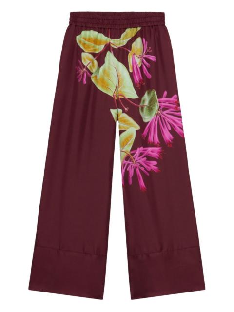 Pierre-Louis Mascia Aloegots floral-print wide-leg trousers