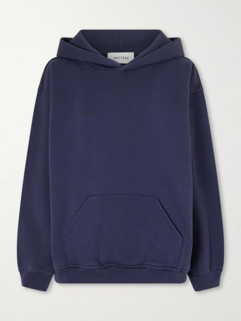MATTEAU Organic Cotton-jersey Hoodie