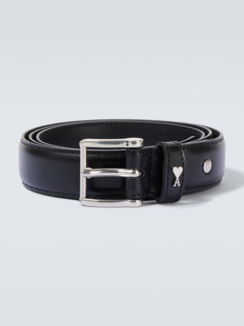 AMI Paris Paris Paris leather belt