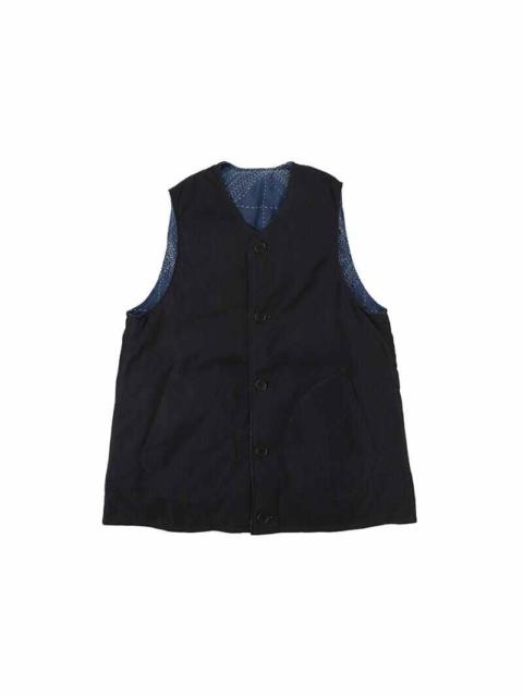 visvim VS GILET BOA (SUPERFINE) BLACK | REVERSIBLE