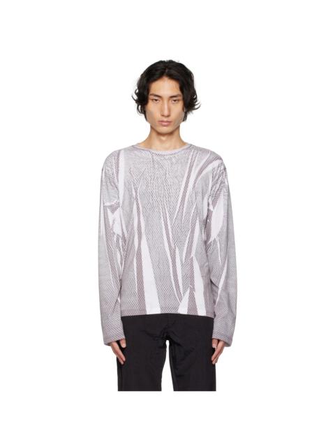 Kanghyuk Gray Trompe L'Œil Long Sleeve T-Shirt