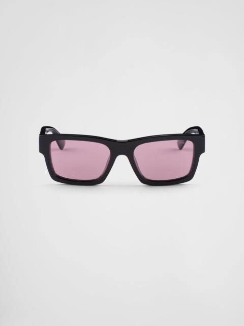 Prada Sunglasses with iconic metal plaque