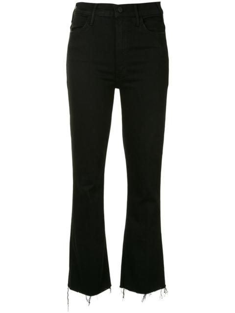 MOTHER Hustler ankle-crop kick flare jeans