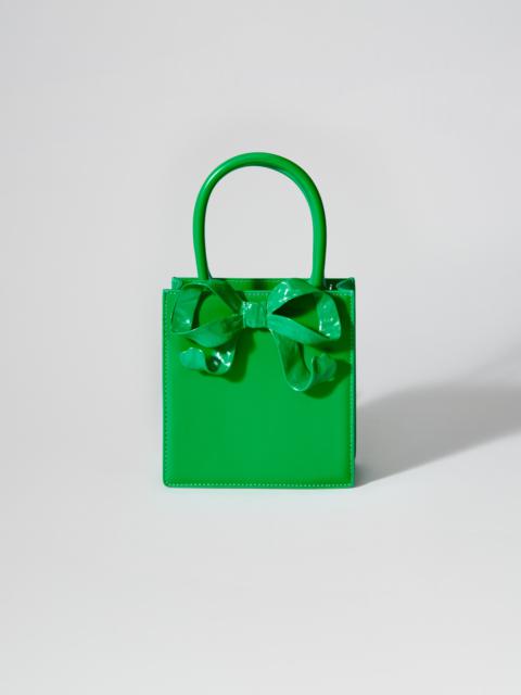 self-portrait Green Bow Mini Tote Bag
