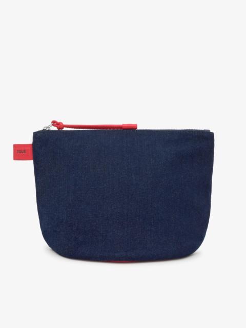 TOUS Red and navy blue heart Toiletry bag TOUS Icons
