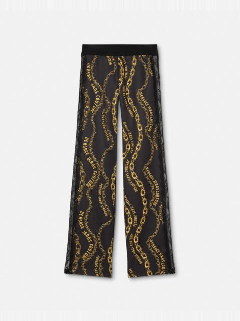 VERSACE JEANS COUTURE Chain Couture Lace Pants