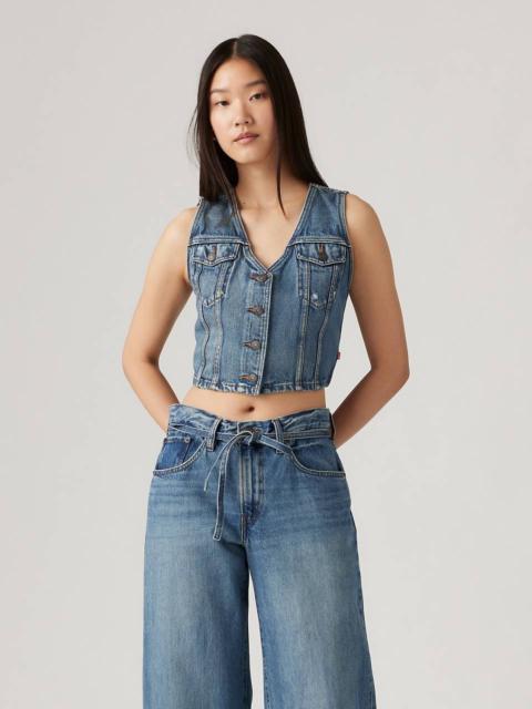 BELLA DENIM CORSET TOP