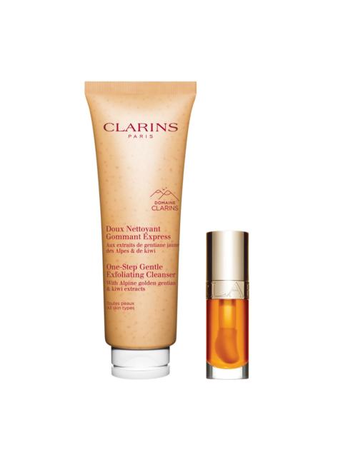 CLARINS One-Step x Lip Comfort Oil Duo - One Step Gentle Exfoliating Cleanser & Lip Comfort Oil